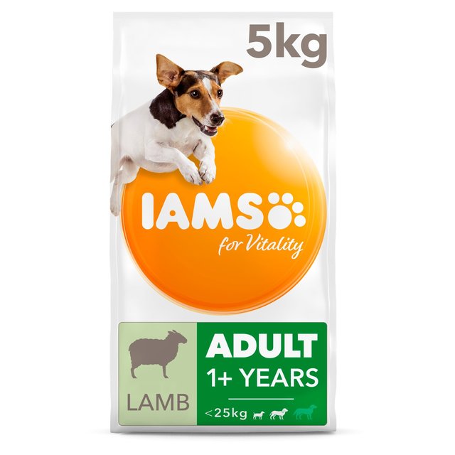 IAMS for Vitality Adult Dog Food Small/Medium Breed With Lamb 5Kg   5kg GOODS M&S   