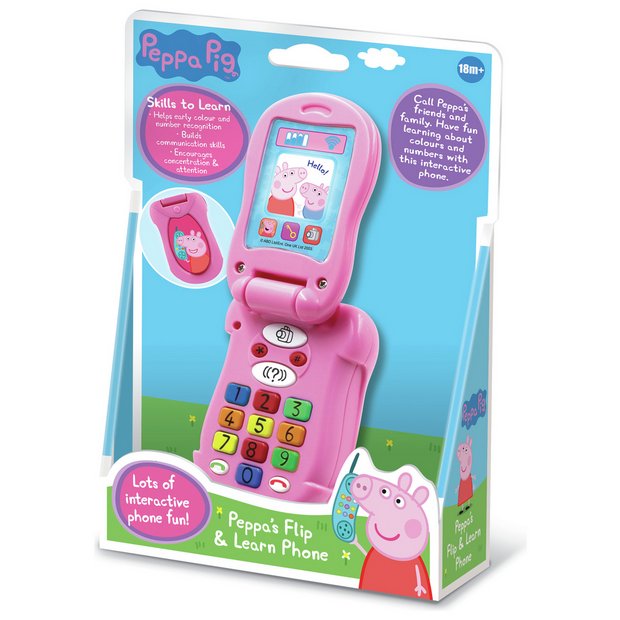 Peppa Pig Flip & Learn Phone toy, UK version