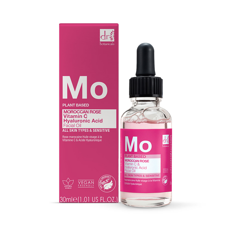 Dr Botanicals Moroccan Rose Facial Oil 30ml (British brand)