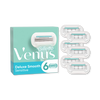 Gillette Venus Deluxe Smooth Sensitive razor blade refills pack of 6, UK version