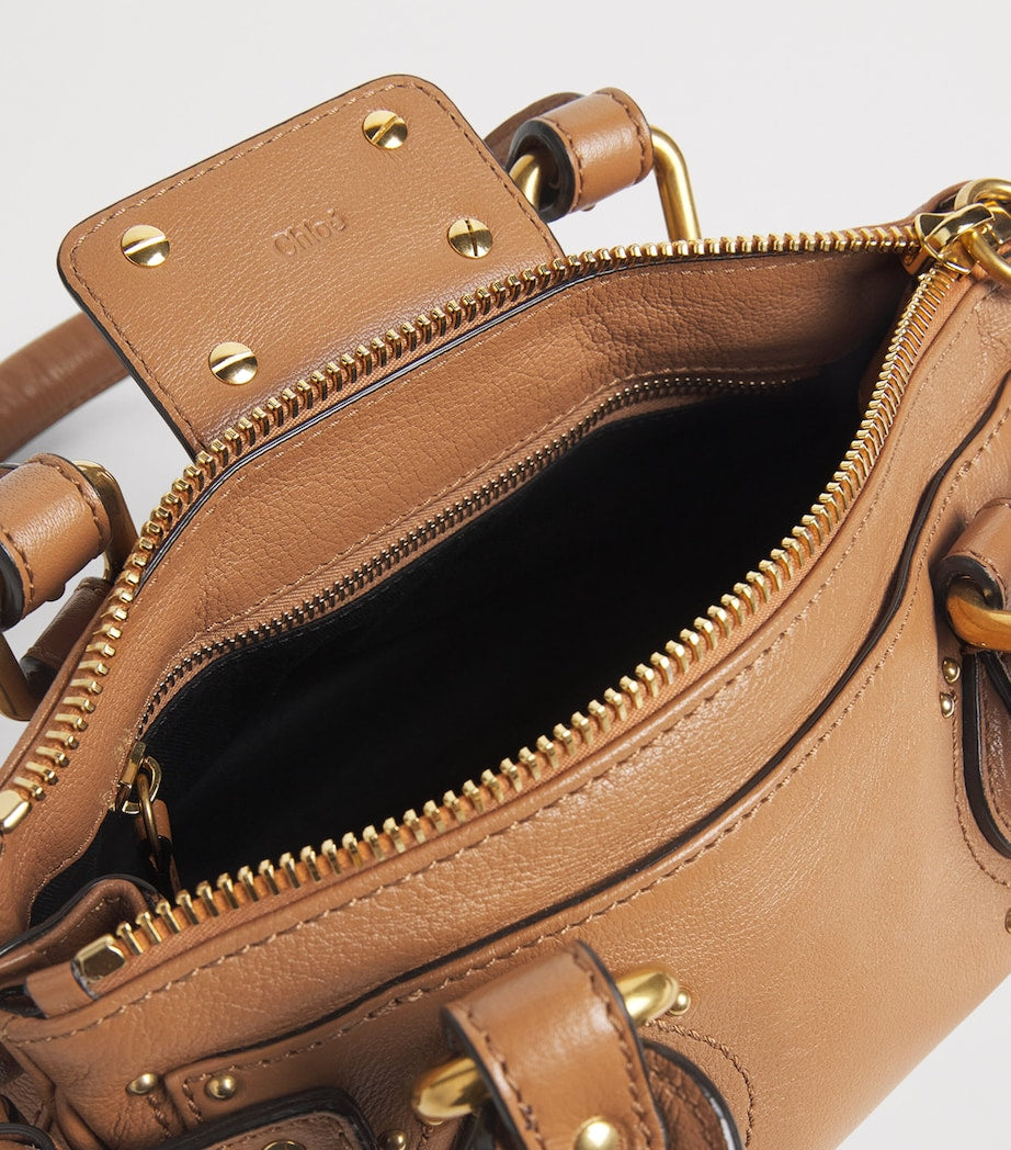 Chloé small leather Paddington top-handle bag, imported from the UK