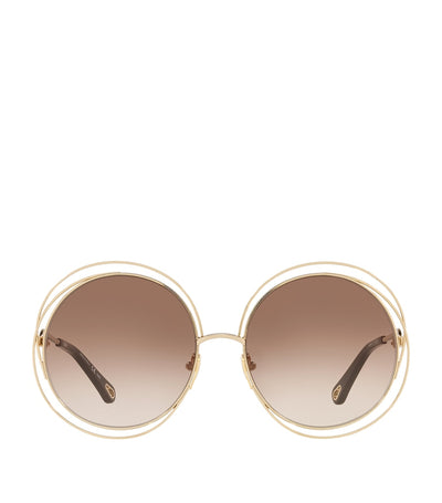 Harrods Chloé Round Carlina Sunglasses- Buy online at McGrocer