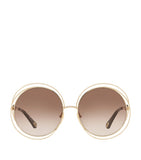 Chloé Carlina round sunglasses with gradient lenses - British product
