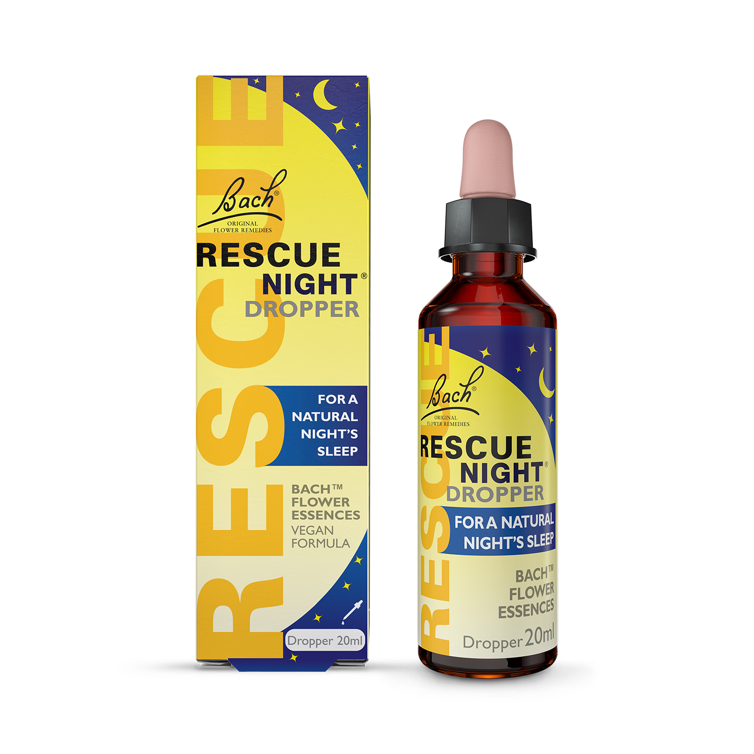 Bach Rescue Remedy Night flower essence 20ml (British brand)
