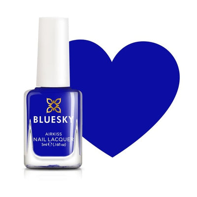 Superdrug Bluesky Kids Airkiss Neon Blue Nail Polish- Buy online at McGrocer