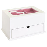Argos Home heart wooden jewellery box, imported from the UK
