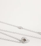 Engelbert White Gold and Pavé Diamond Legacy Knot Necklace