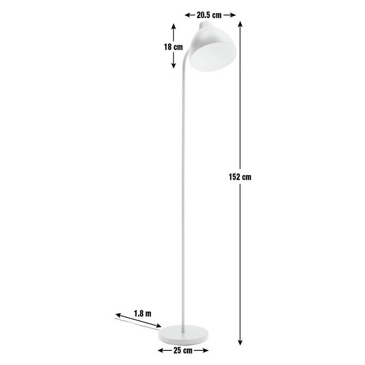 Argos Home Morlie floor lamp terracotta - British product
