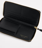 Comme des Garçons leather logo print wallet - British product