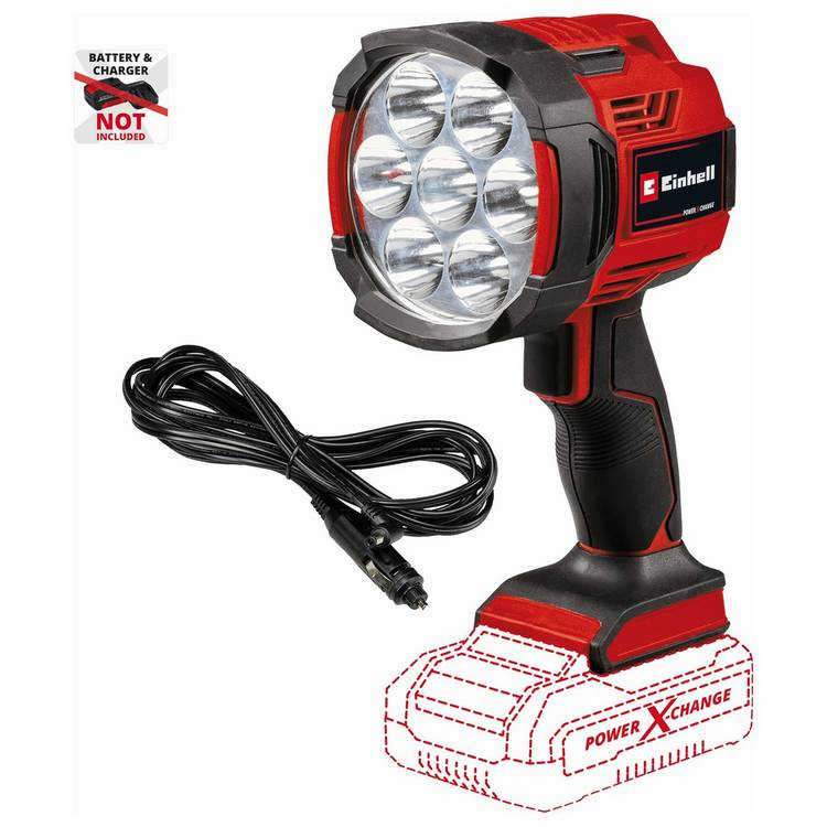 Einhell cordless work lamp 2500 lumens, UK version