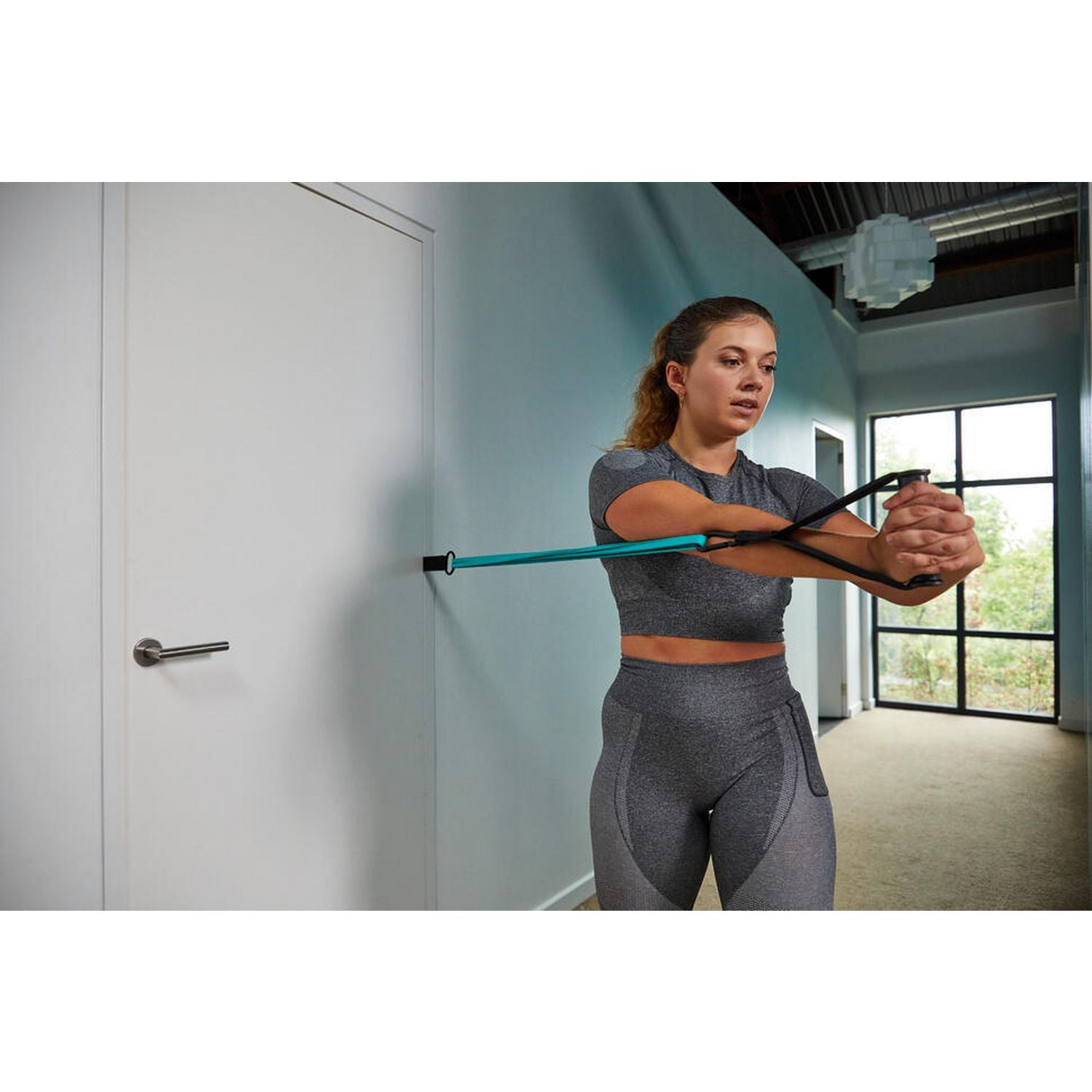 Decathlon home resistance band kit with handles 15kg - British product