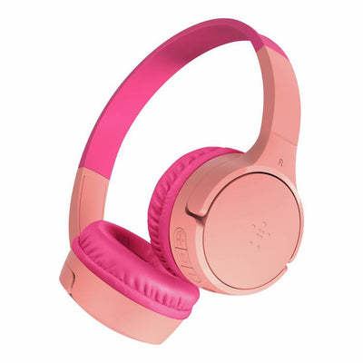 Argos Belkin SoundForm Mini Kids On Ear Wireless Bluetooth Headphones - Pink- Buy online at McGrocer