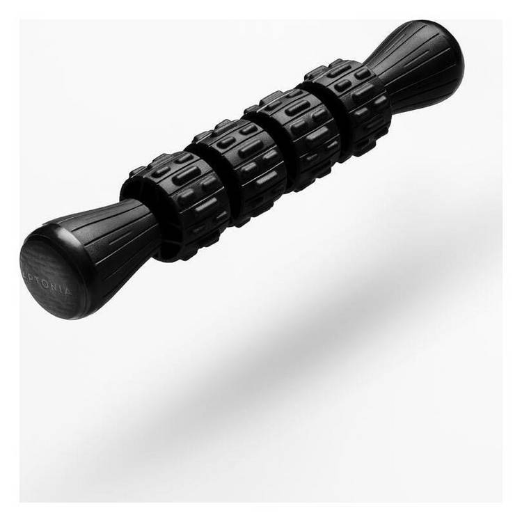 Decathlon massage kit with foam roller ball and stick, imported from the UK