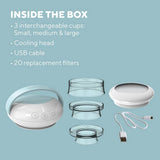 HoMedics Smoothie IR rechargeable skincare device, imported from the UK