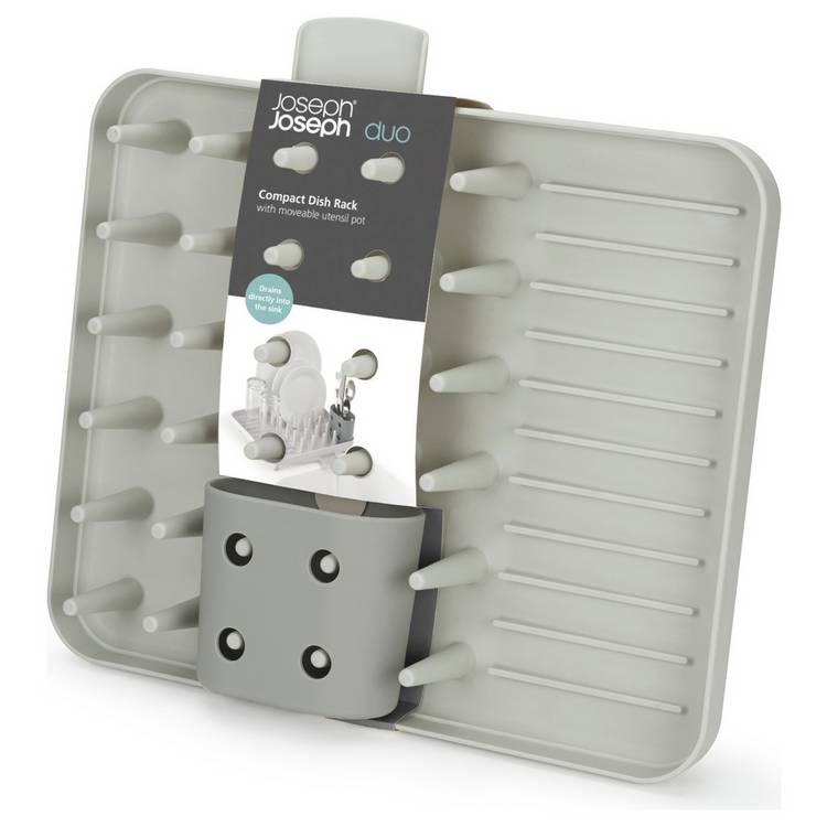 Joseph Joseph Duo Compact Dish Rack grey, imported from the UK