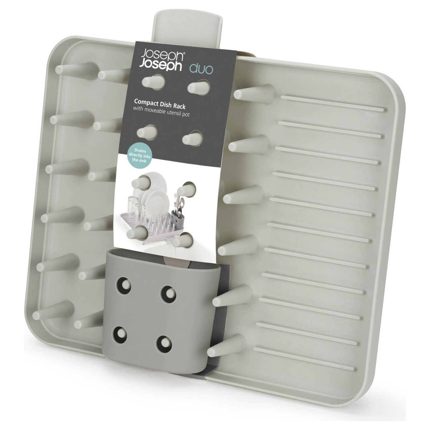 Joseph Joseph Duo Compact Dish Rack grey, imported from the UK