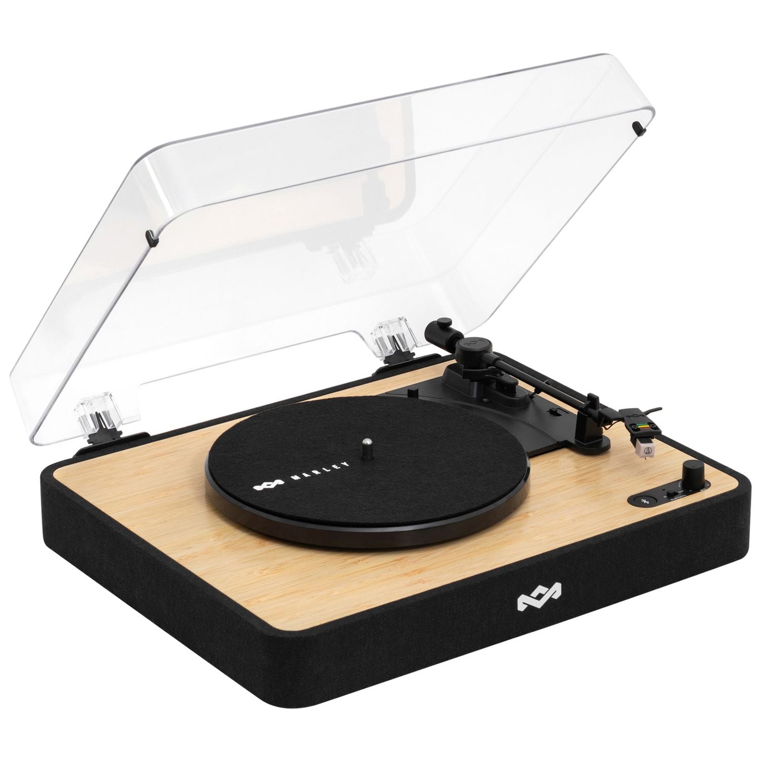 House of Marley Revolution belt-drive turntable bamboo finish, imported from the UK