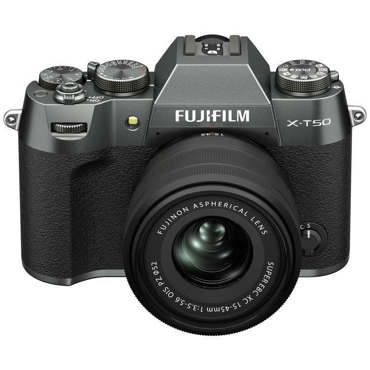 FujiFilm XT50 45mm mirrorless camera charcoal, UK version