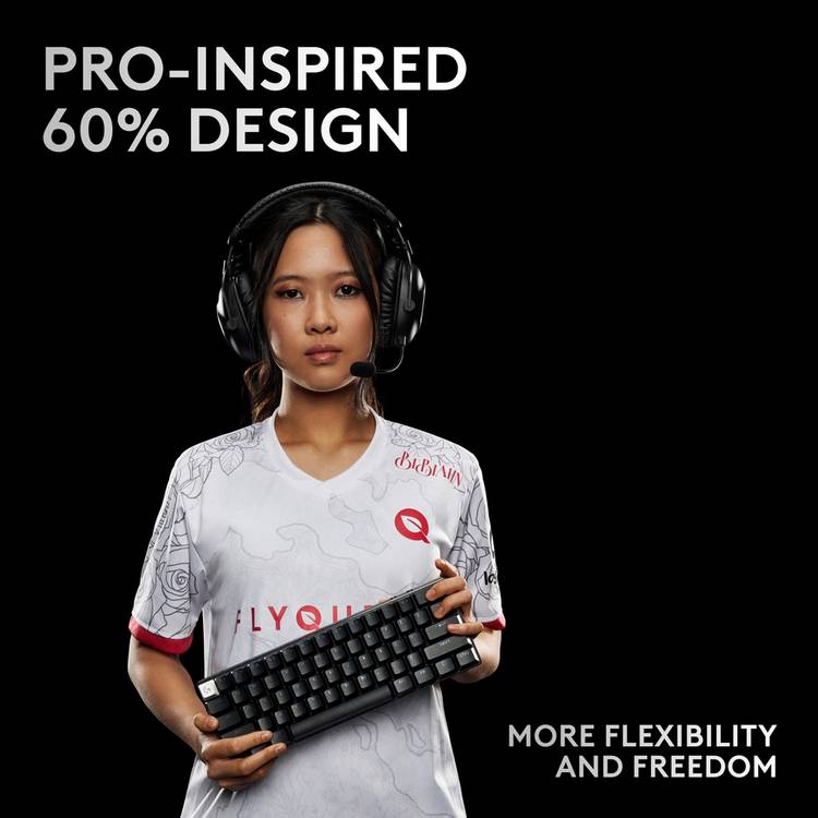 Logitech Pro X 60 Lightspeed gaming keyboard, imported from the UK