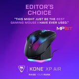 Turtle Beach Kone XP Air wireless gaming mouse in black (British brand)