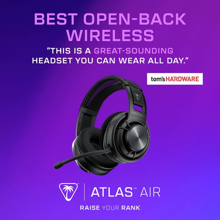 Turtle Beach Atlas Air wireless gaming headset (British brand)
