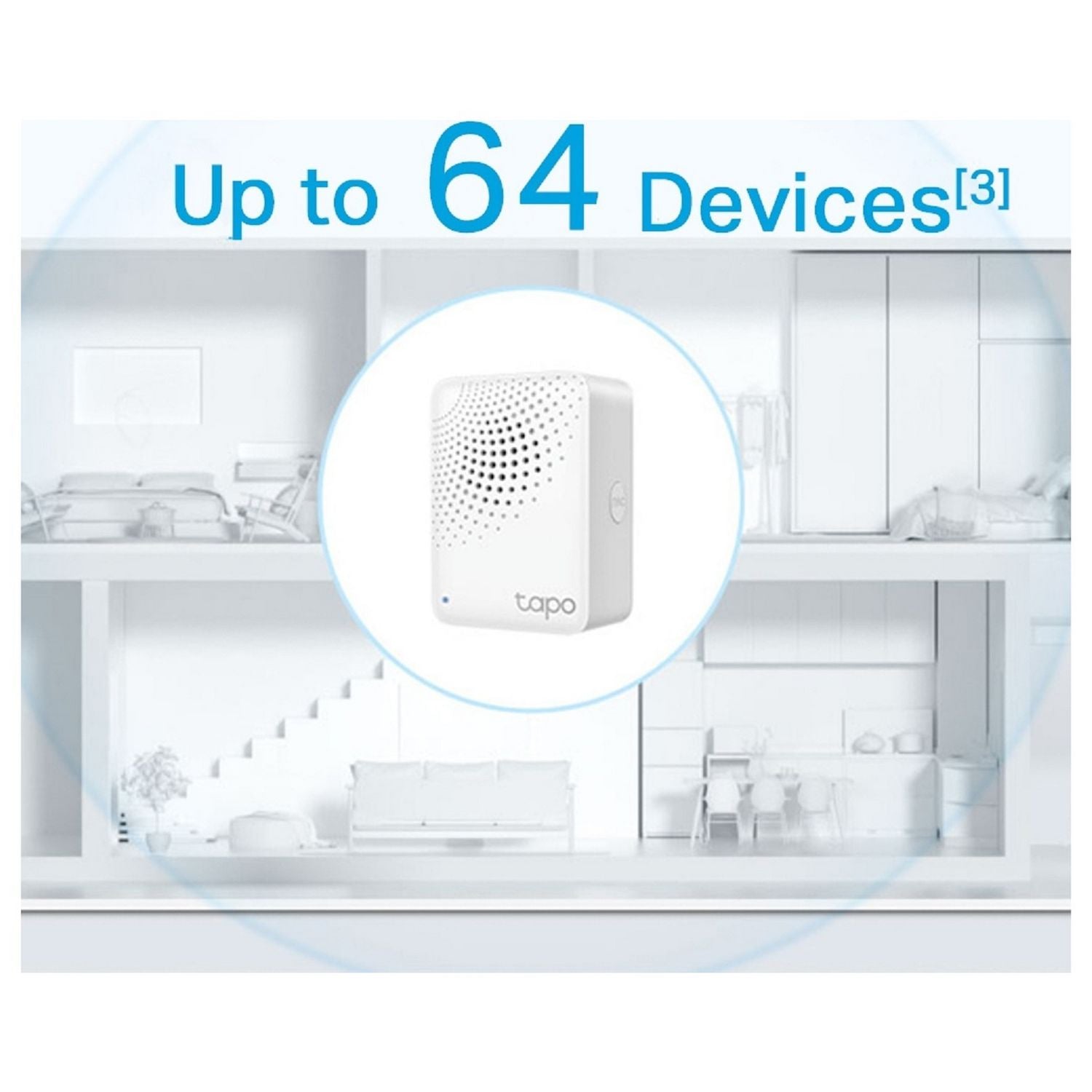 TP-Link Tapo H100 smart hub with chime - British product