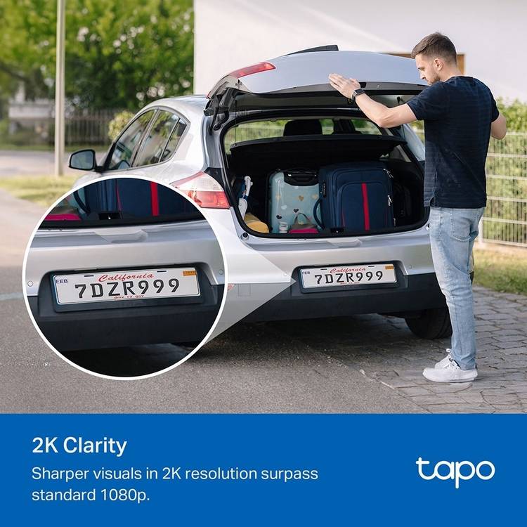 Tapo C410 2K solar outdoor security camera (British brand)