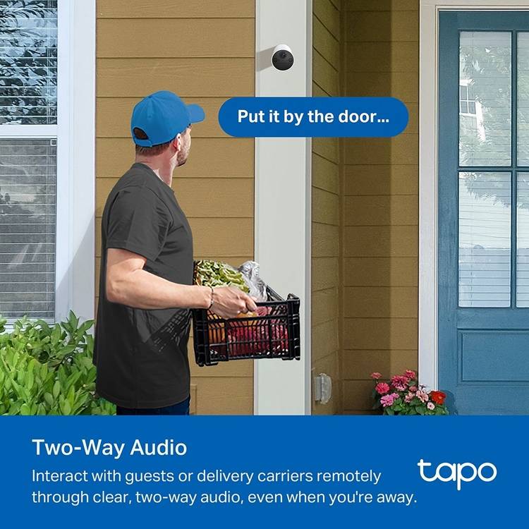 Tapo C410 2K solar outdoor security camera (British brand)