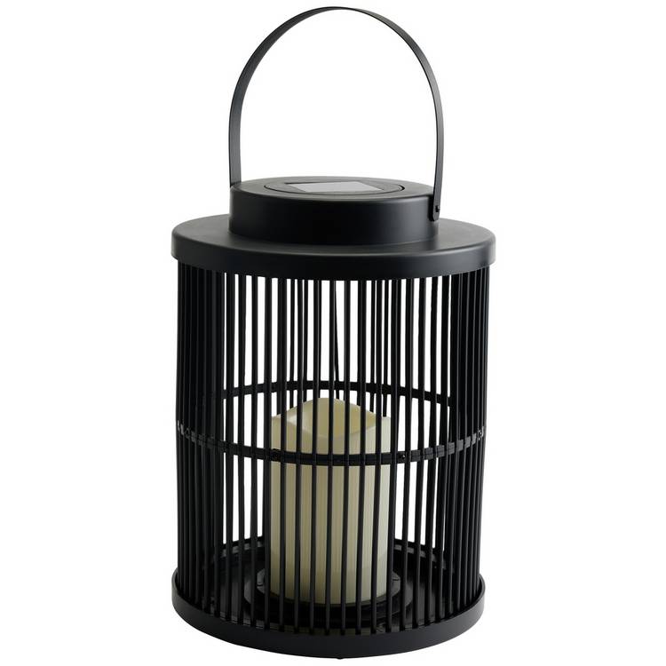 Sainsburys solar flickering candle lantern, imported from the UK