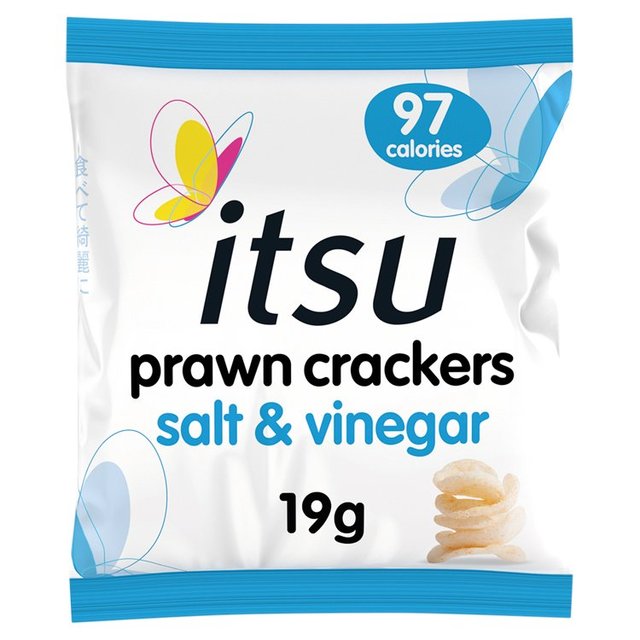 itsu Salt &amp; Vinegar Prawn Crackers   19g