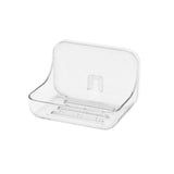 Addis Invisifix Bathroom Soap Dish Tray with Wall Mount Storage Clear GOODS M&S   