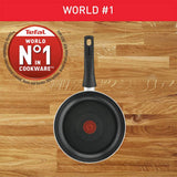 Tefal Titanium Force 2 piece non-stick frying pan set black - British product