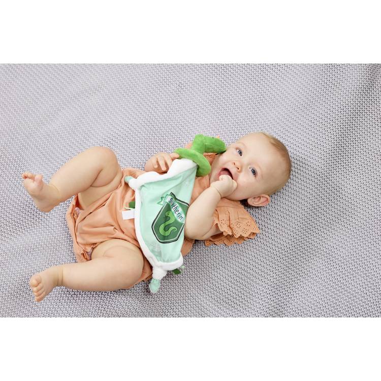 Harry Potter Slytherin baby comforter with Dobby rattle (British brand)