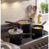 Salter 3-piece saucepan set with thermo collar, UK version