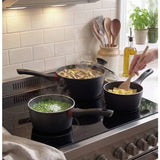 Salter 3-piece saucepan set with thermo collar, UK version