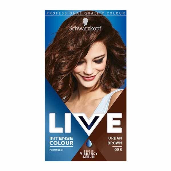 LIVE Intense Colour Permanent Black Hair Dye Deep Black