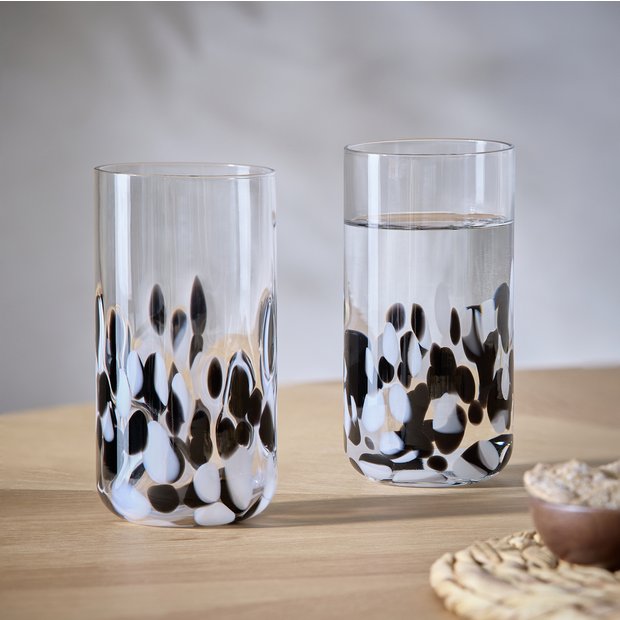 Habitat confetti hi-ball glasses set of 2, UK version