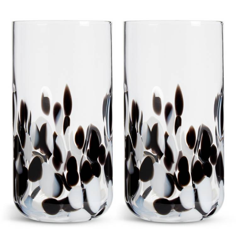 Habitat confetti hi-ball glasses set of 2, UK version
