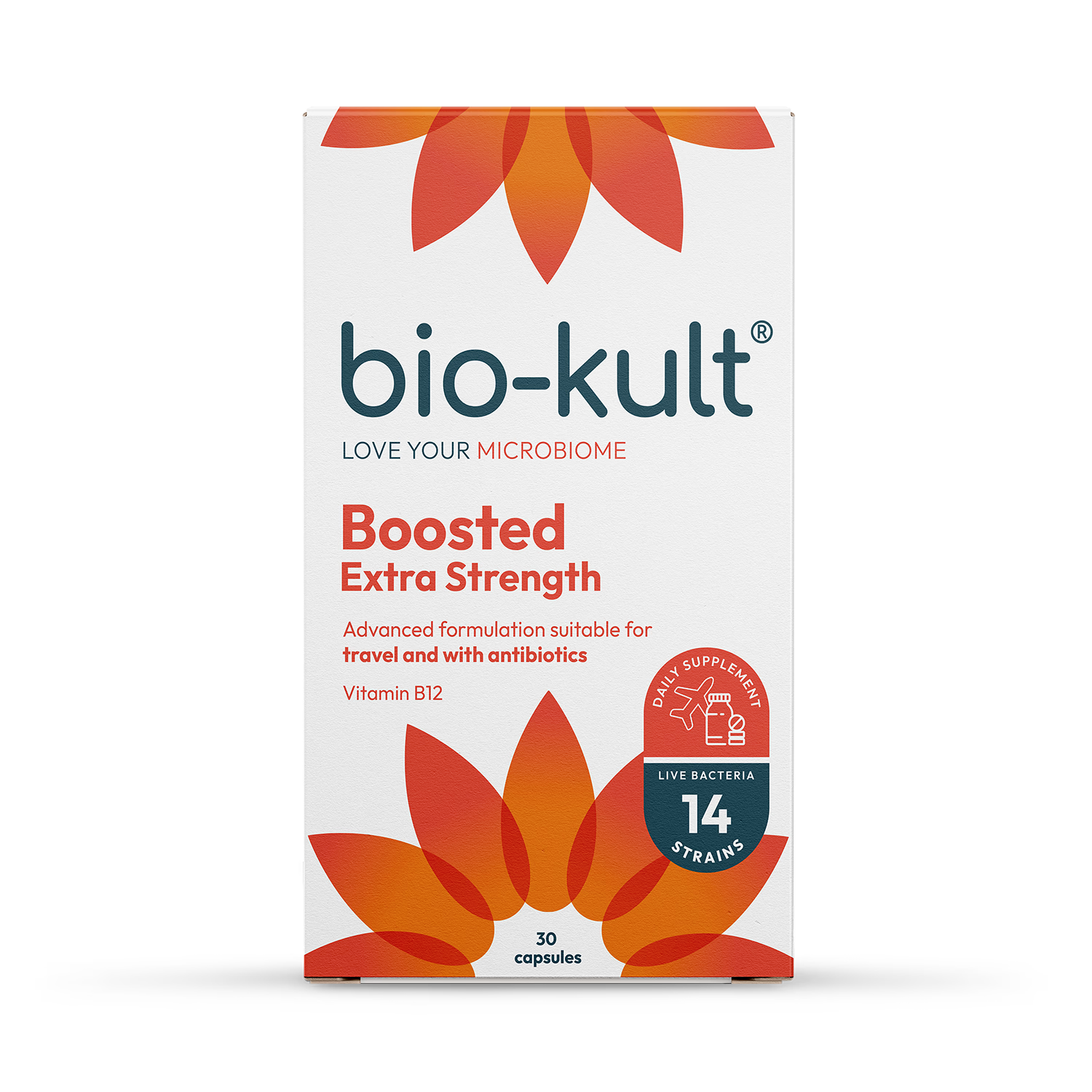 Bio-Kult Boosted probiotic capsules 30 count - British product