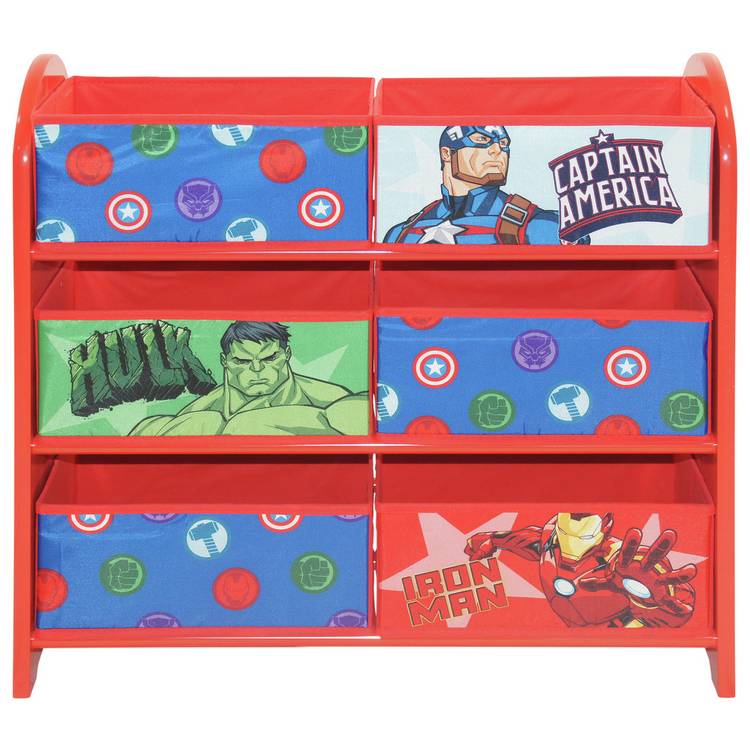 Disney Marvel Avengers 3-tier storage unit in red (British brand)