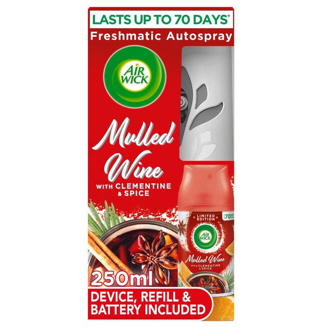 Airwick Mulled Wine Freshmatic Kit   250ml GOODS M&S   