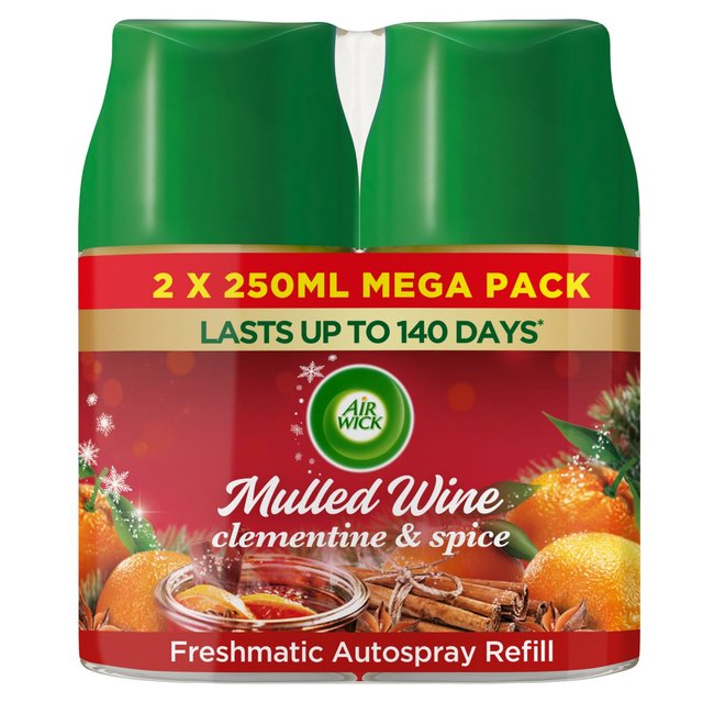 Airwick Freshmatic Twin Refill Mulled Wine    2 x 250ml GOODS M&S   