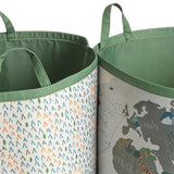 Habitat world map laundry bag set 124L, imported from the UK