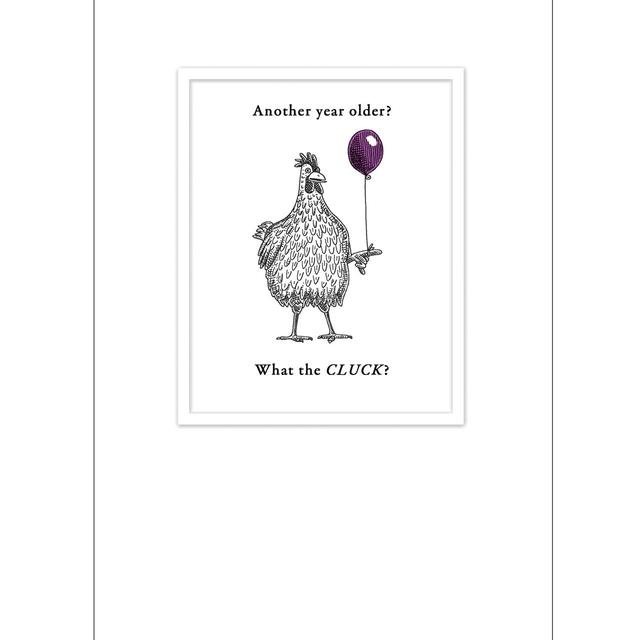 What The Cluck Cockerel Birthday Card