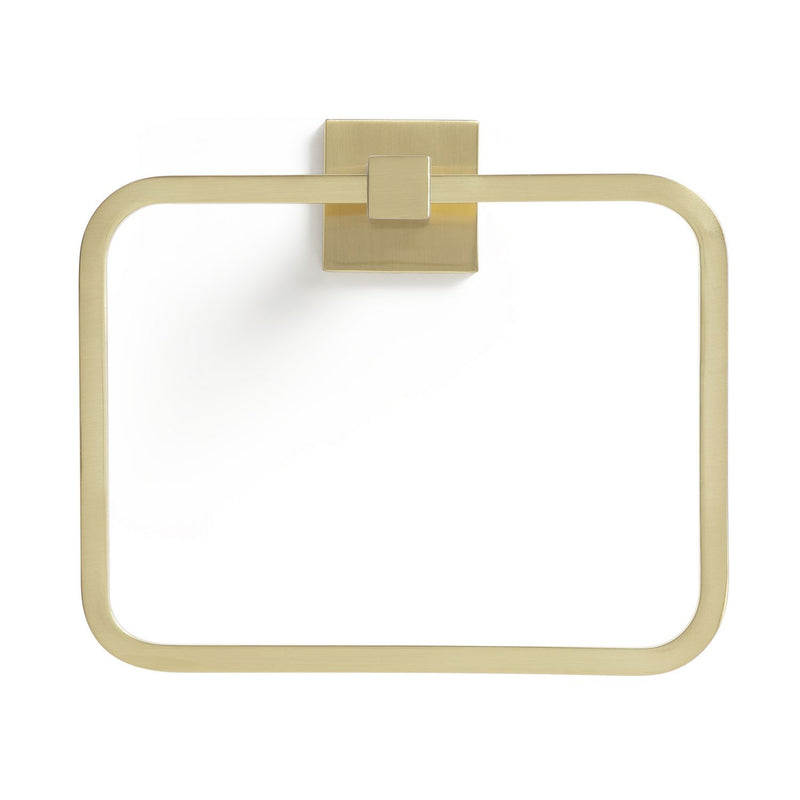 Argos Home brushed gold towel ring 18cm, imported from the UK