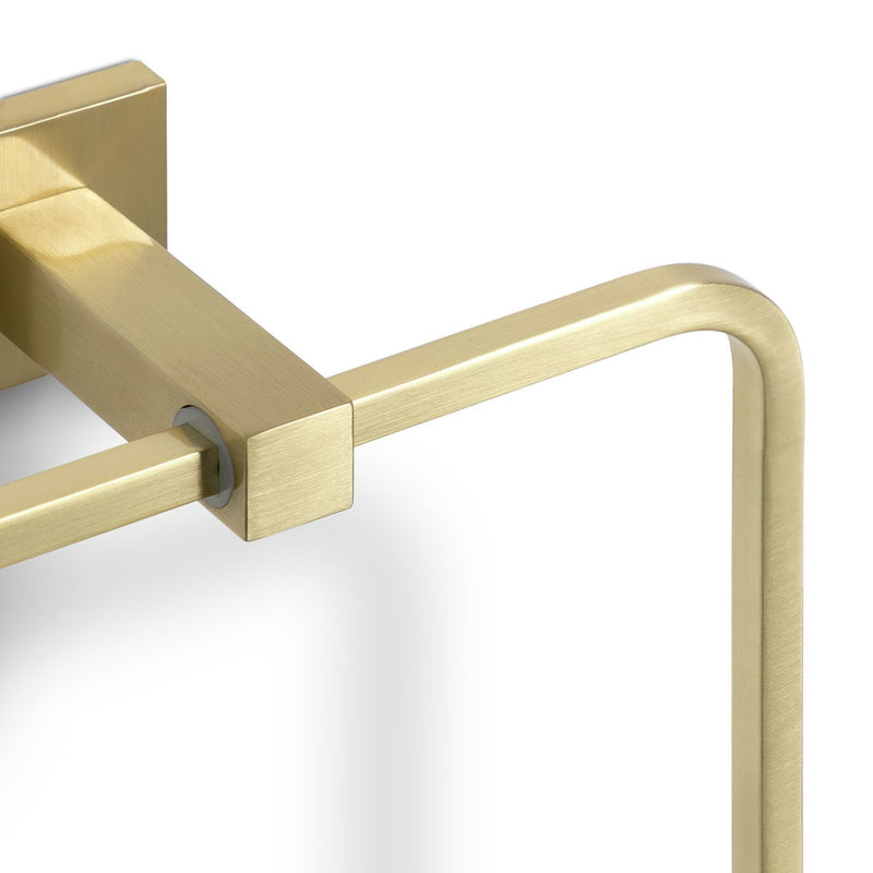 Argos Home brushed gold towel ring 18cm, imported from the UK