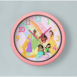 Disney Princess kids wall clock pink 25cm, UK version