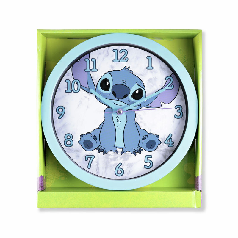 Disney Lilo & Stitch wall clock blue 25cm (British brand)