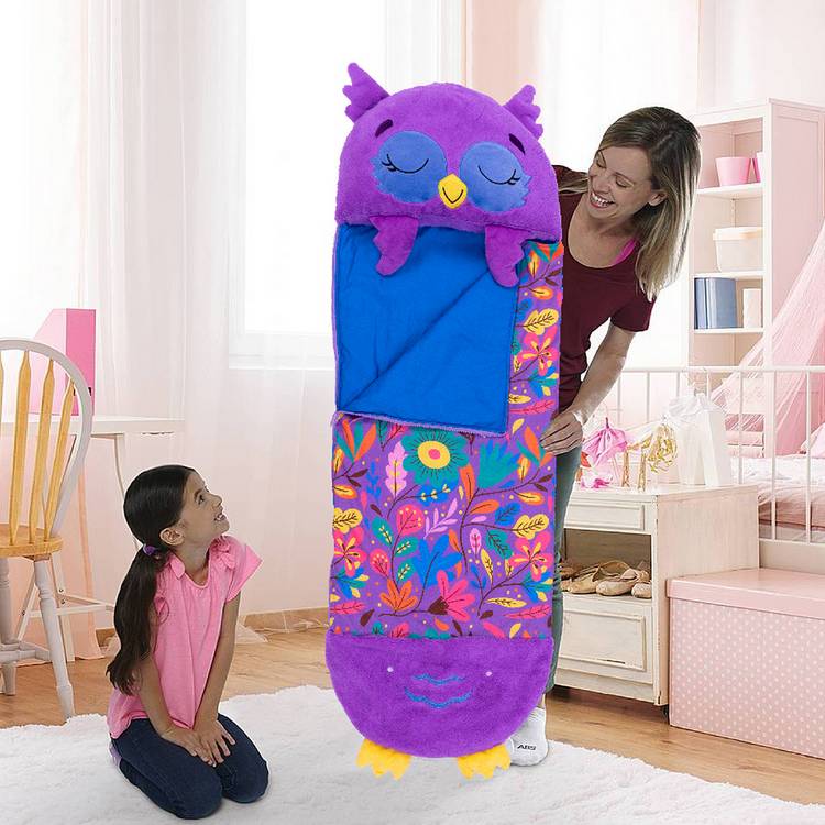 Happy Nappers owl large sleeping bag (British brand)
