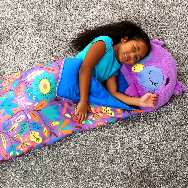 Happy Nappers owl large sleeping bag (British brand)